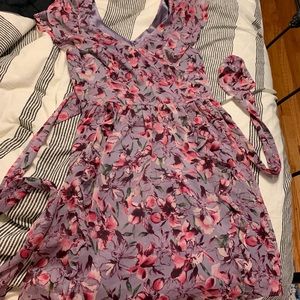 Flowered Express Dress